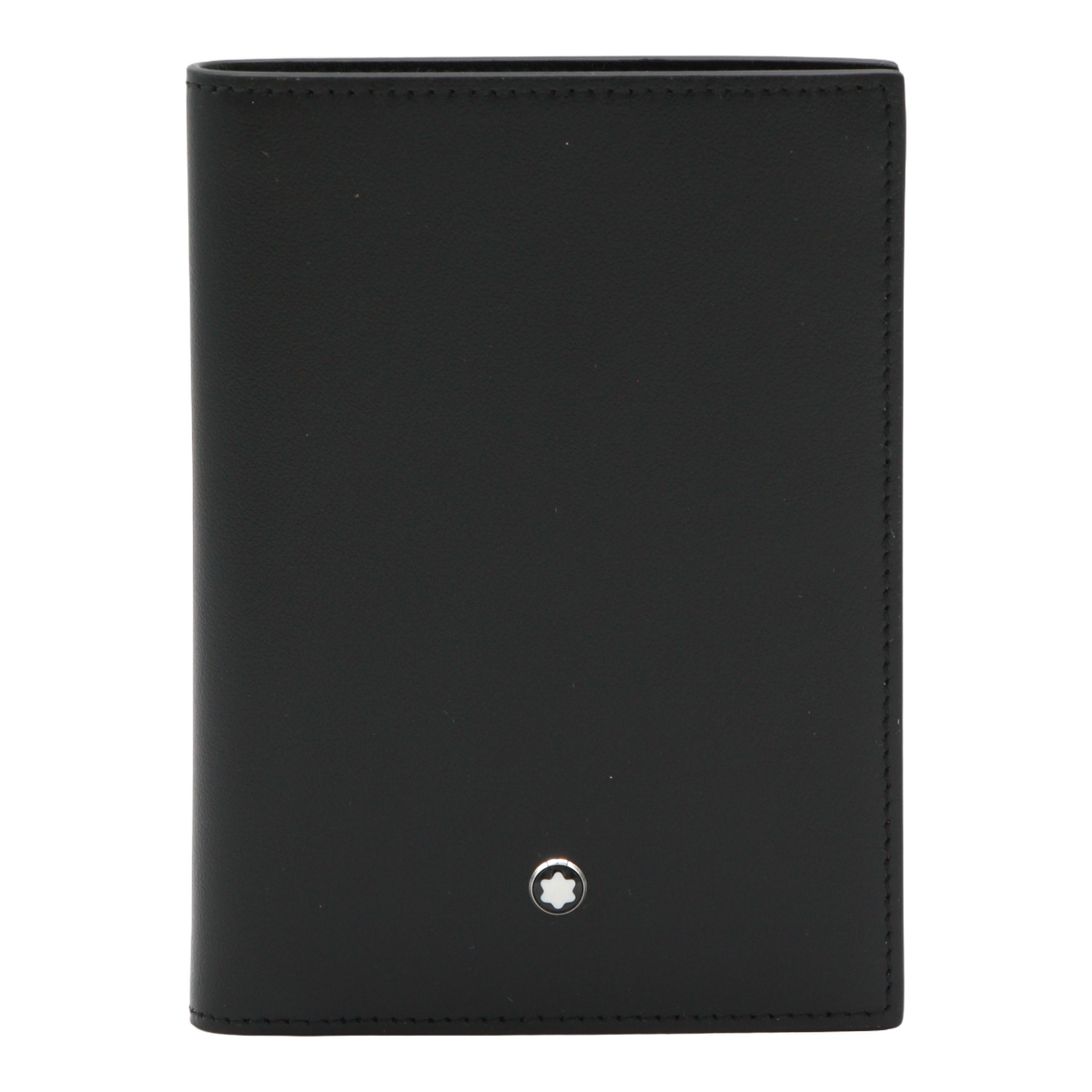 Black Wallet with Smooth Finish