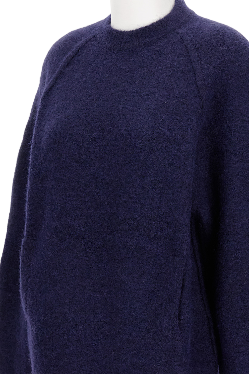 Crew Neck Wool Blend Sweater