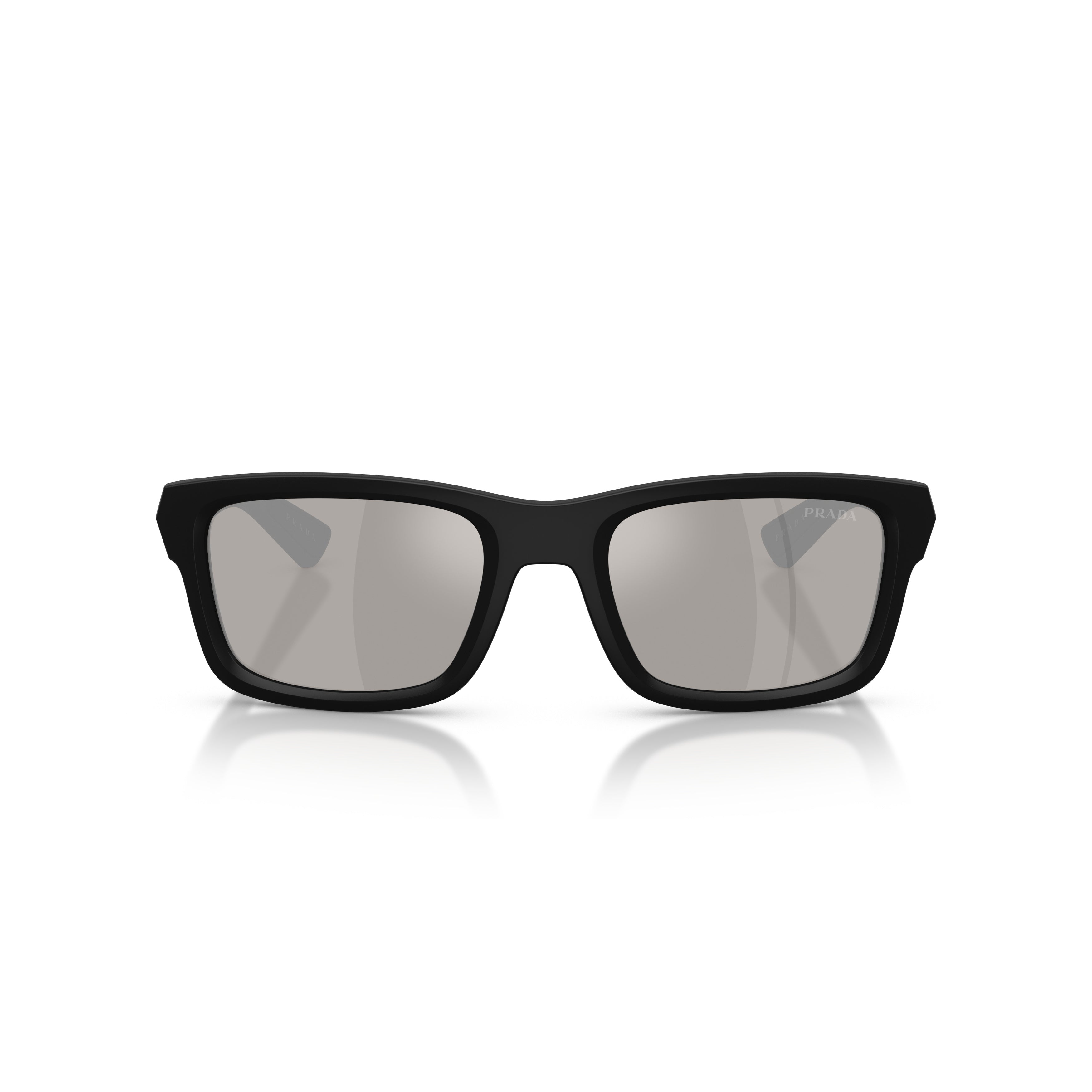 0ps B10s Matte Black Rectangular Sunglasses