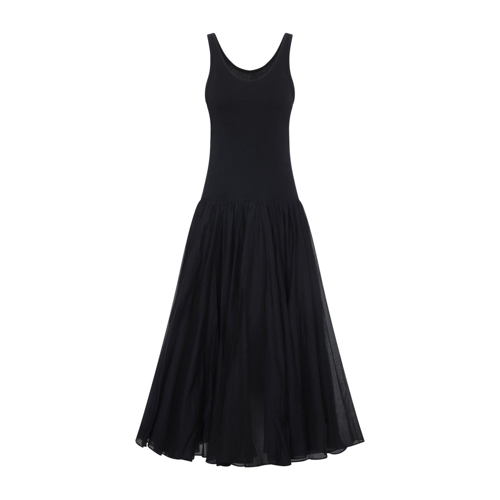 Maxi Dress with Fitted Bodice