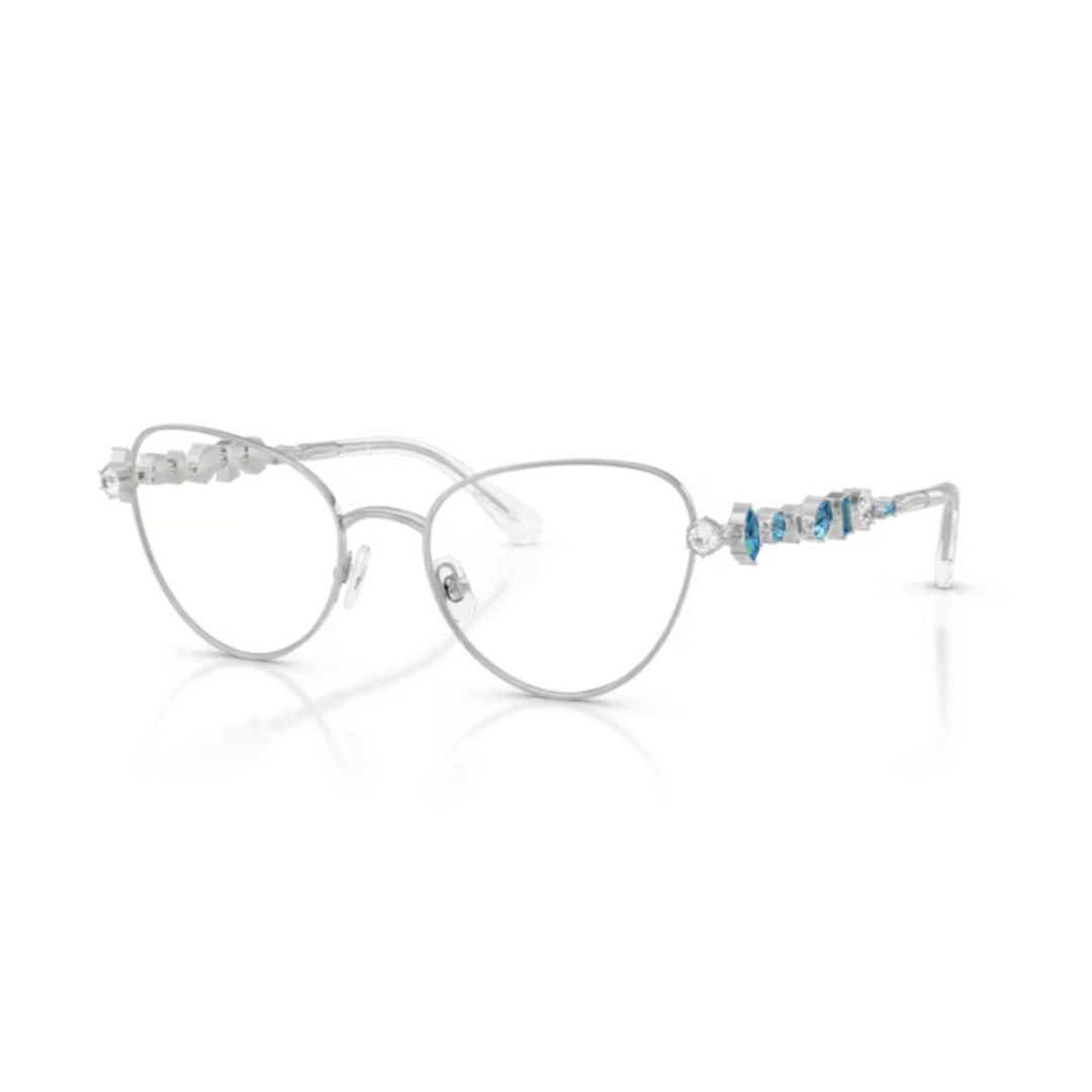 1024 Vista Cat-Eye Silver Frame Eyeglasses