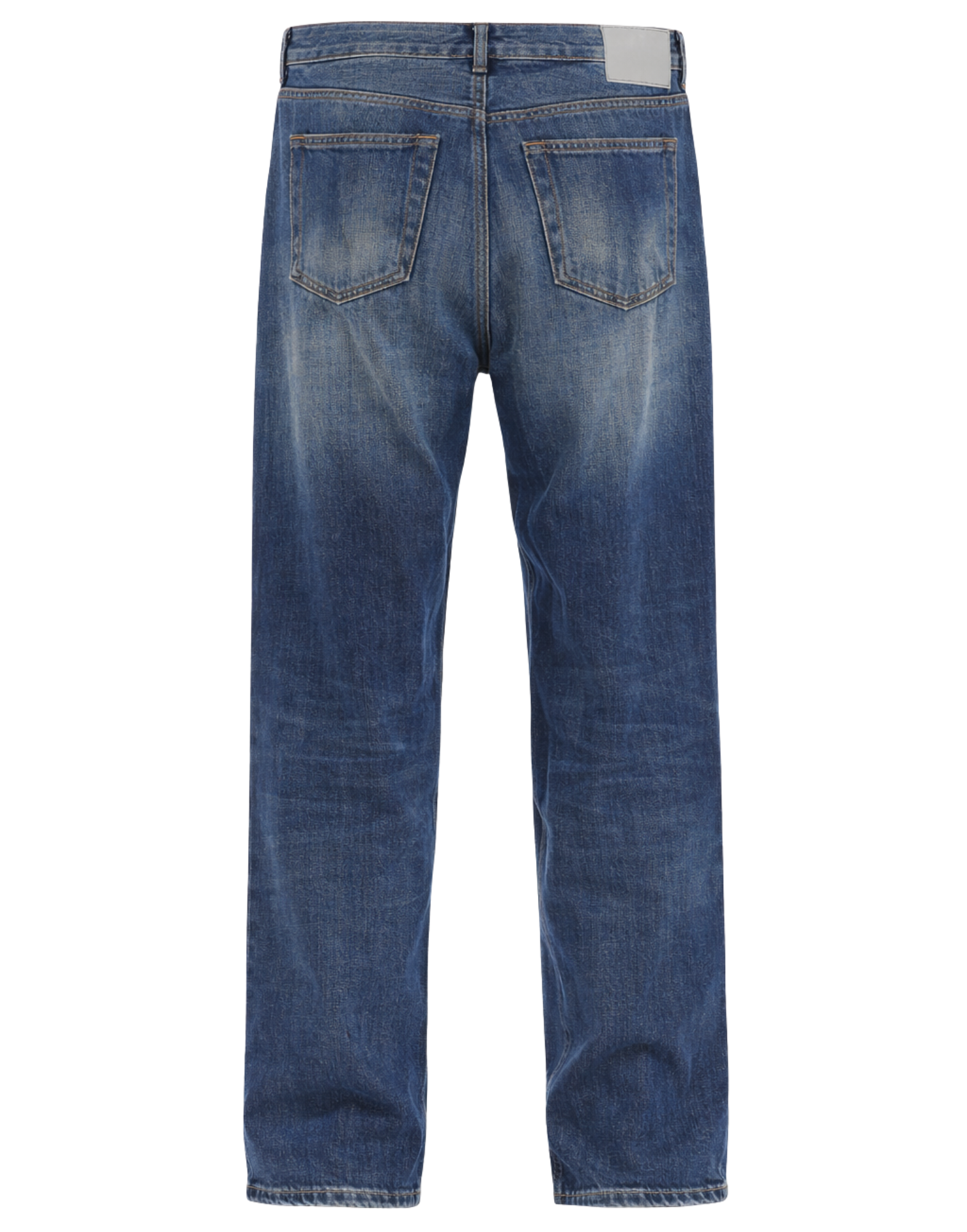 Wide Leg Cotton Denim Jeans