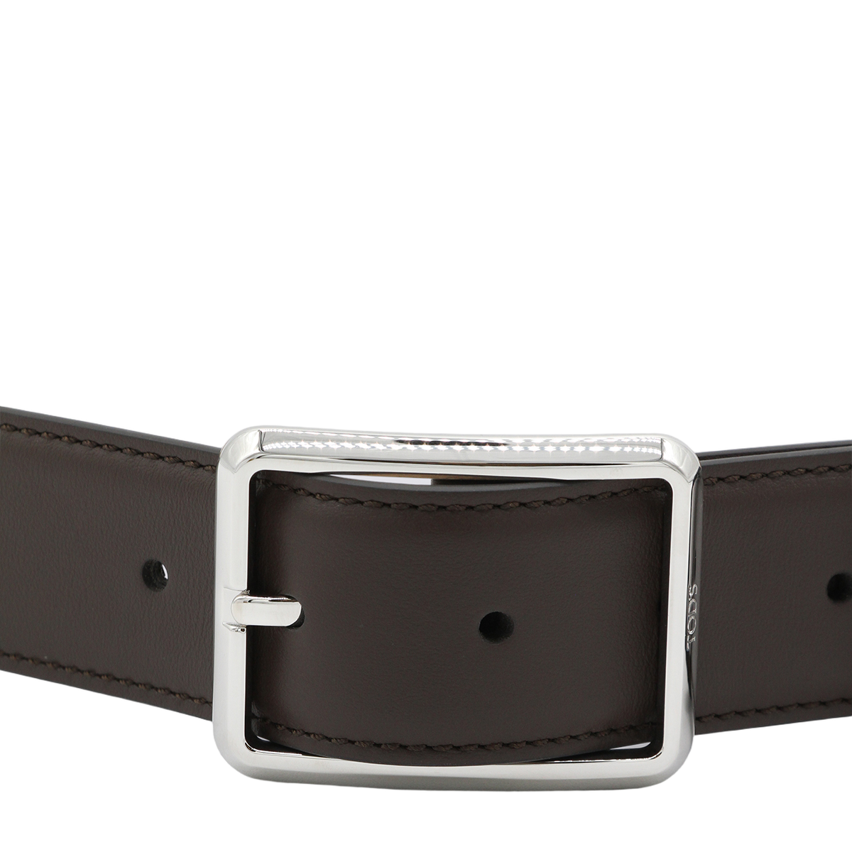 Dark Brown Leather Belt