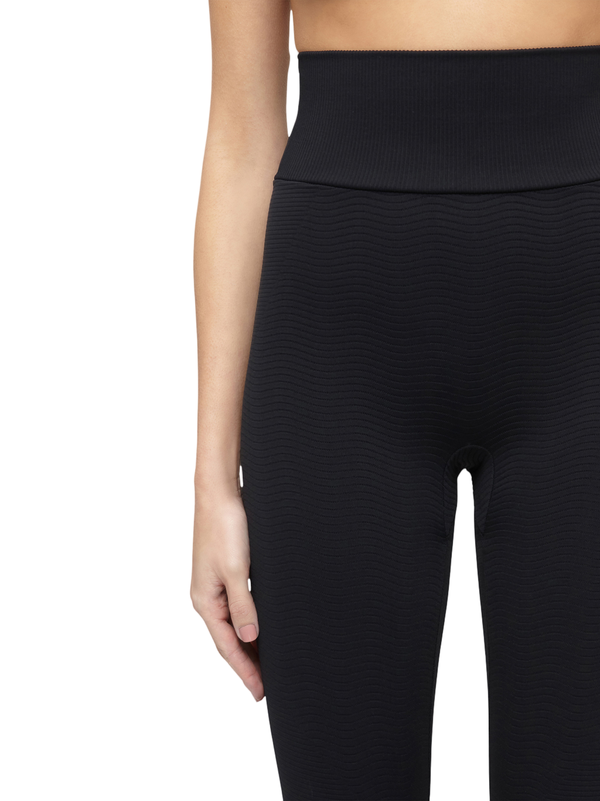 Wellness Leggings High-Waisted Ribbed Texture Leggings