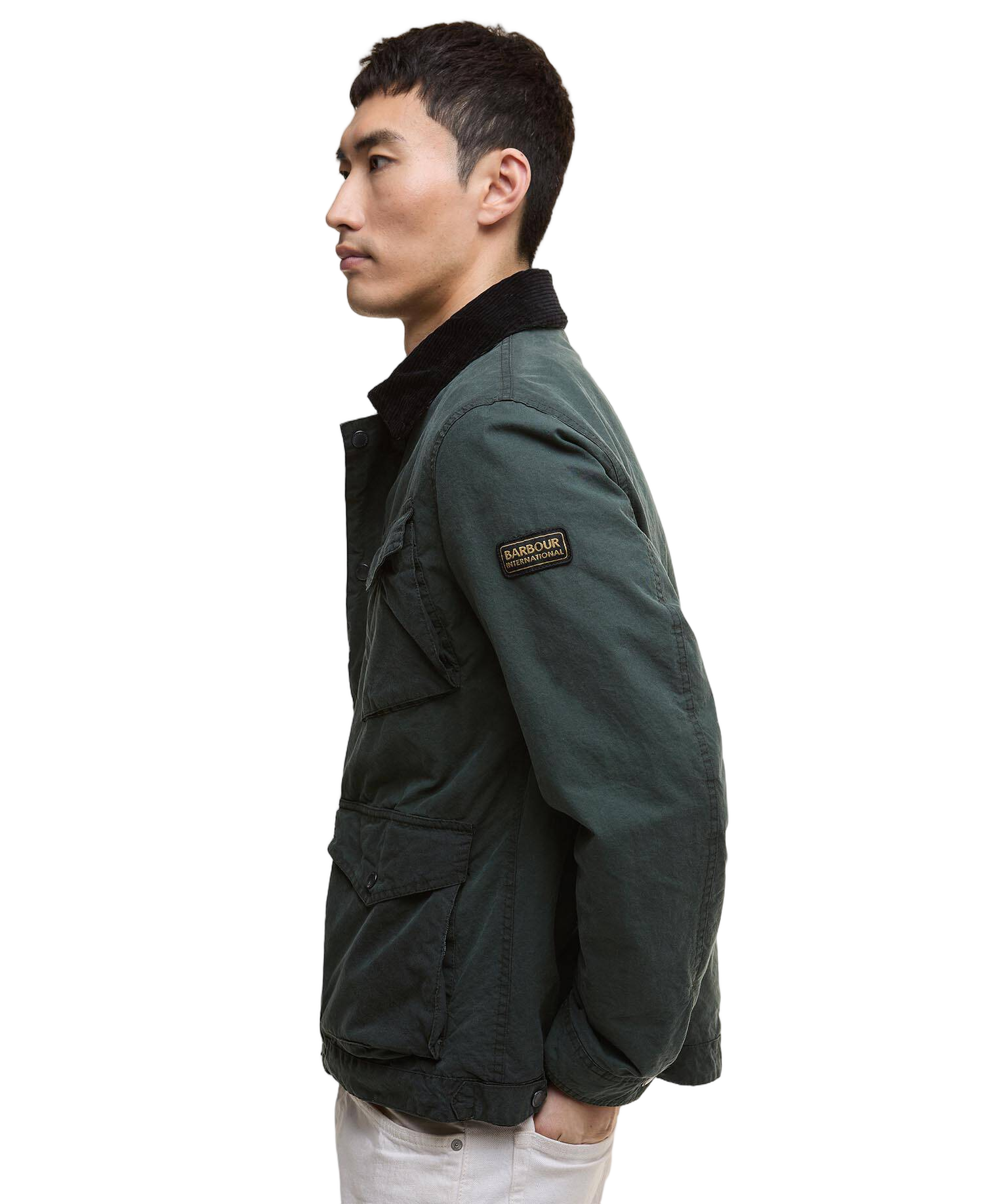 Drifter Wax Jacket With Reinforced Stitching