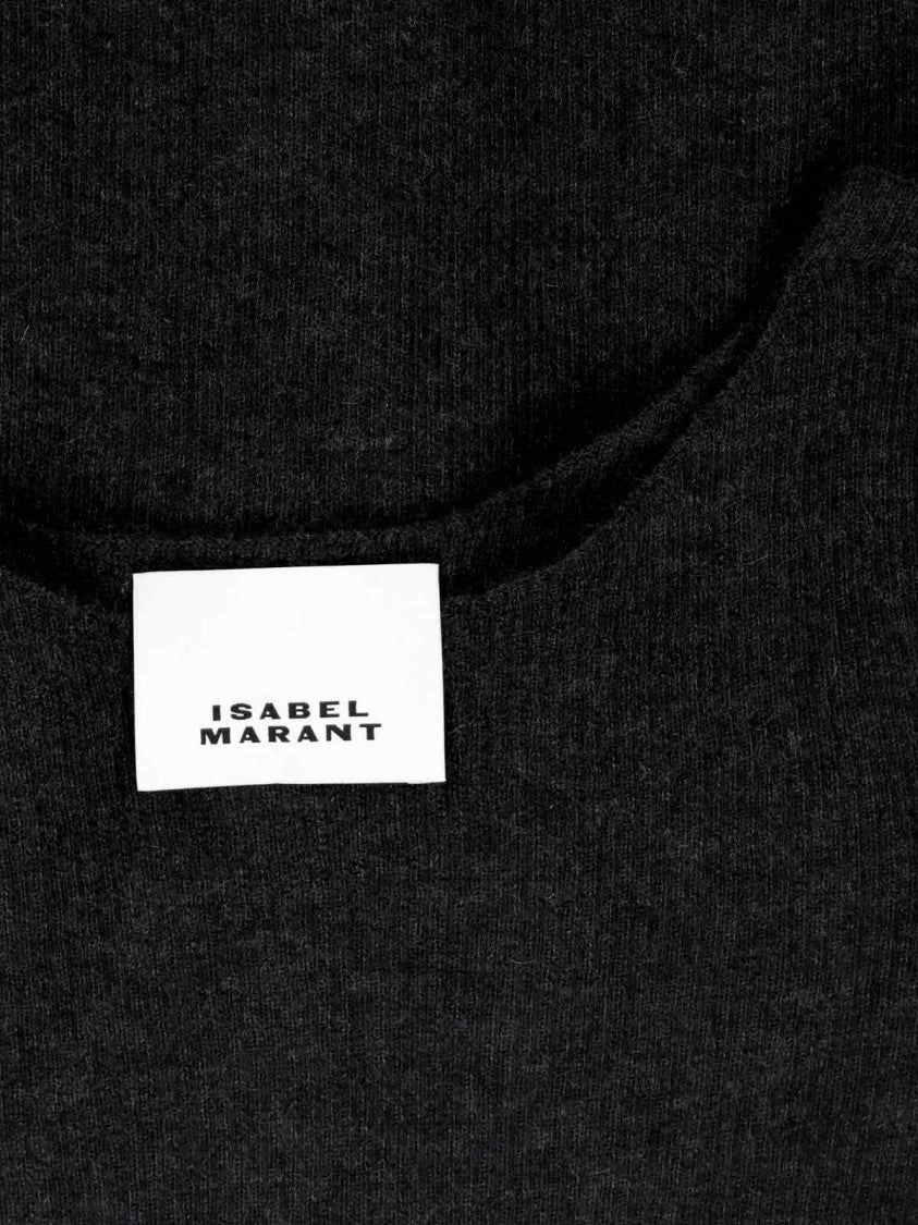 Cashmere-Silk Knit Top – Black