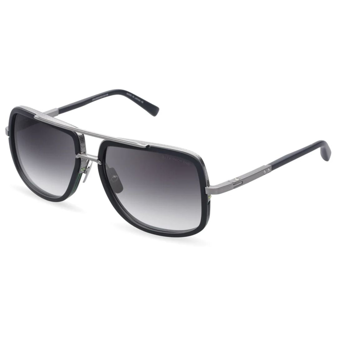 Mach-One Bold Square-Frame Sunglasses with Gradient Lenses