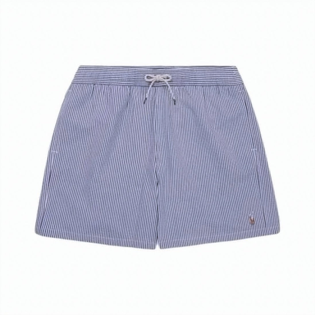 Vertical Pinstripe Swim Shorts
