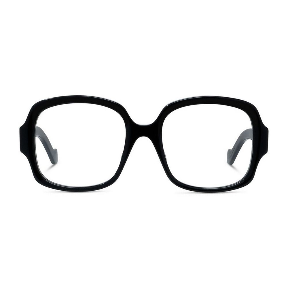 Anagram Oversized Square Eyeglasses With Beveled Edges