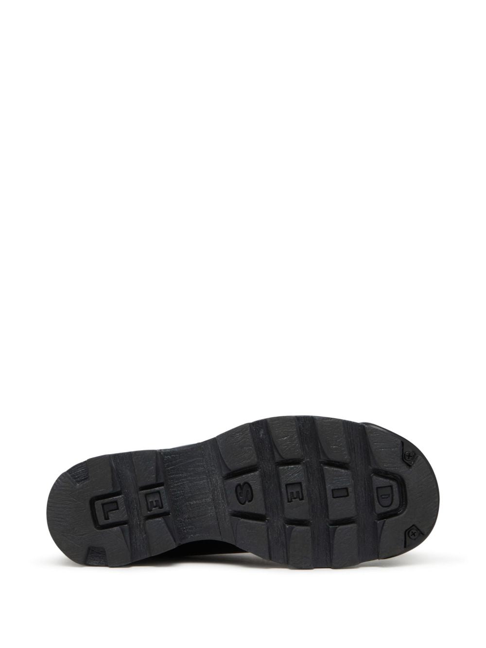 Lace-Up Black Flat Shoes
