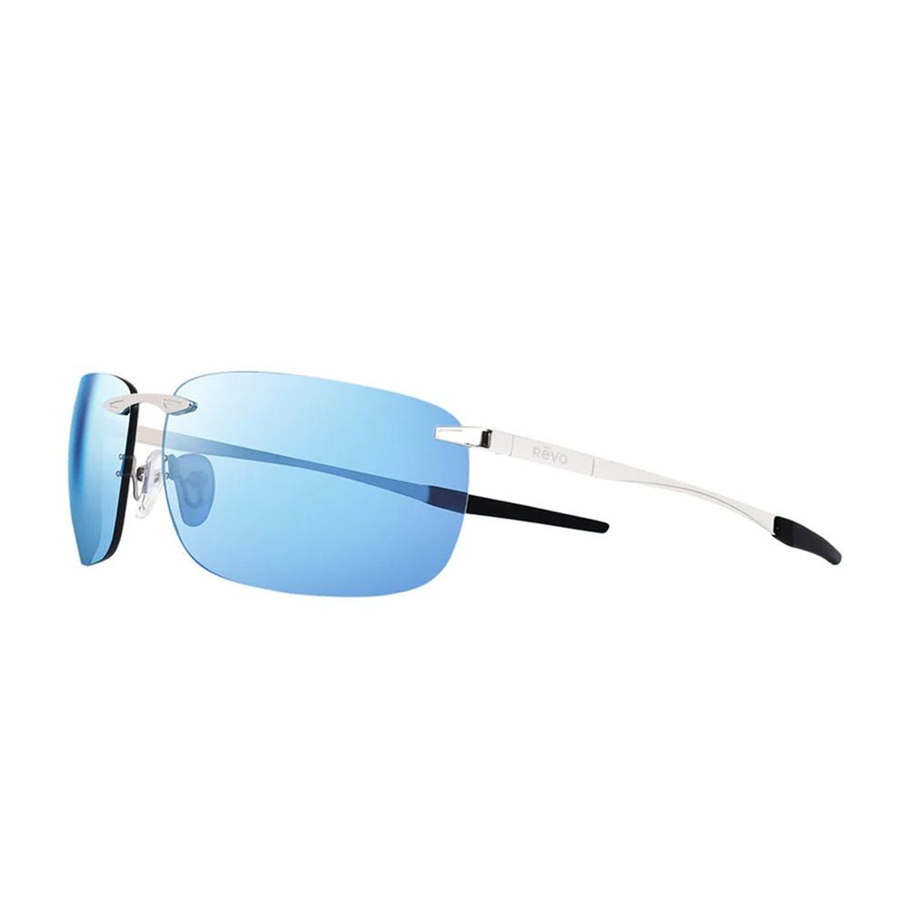 Descend Z Re1170 Polarized Rimless Rectangular Stainless Steel Sunglasses