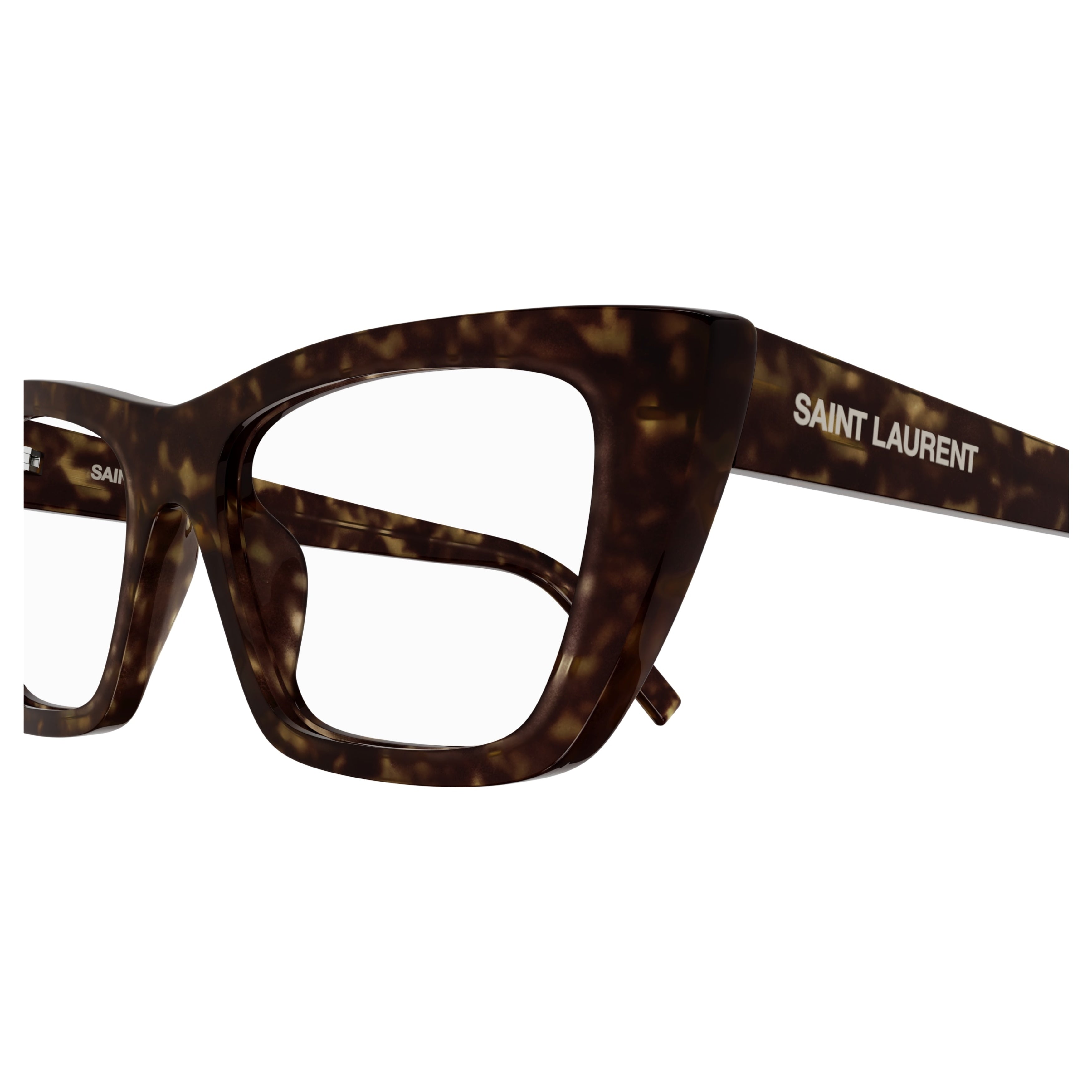 Sl 276 Mica Opt Oversized Cat-Eye Tortoiseshell Sunglasses