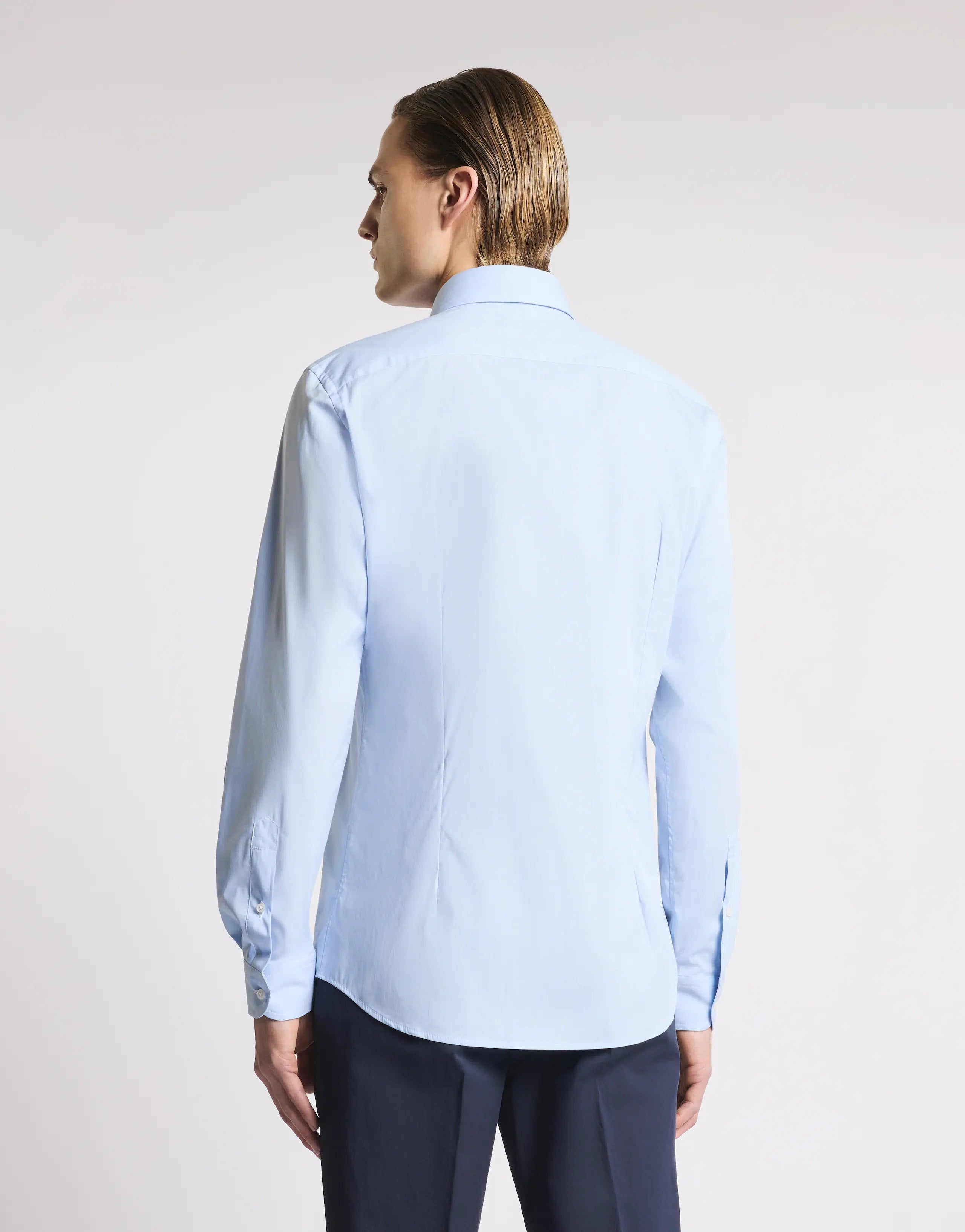 French Collar Stretch Dress Shirt