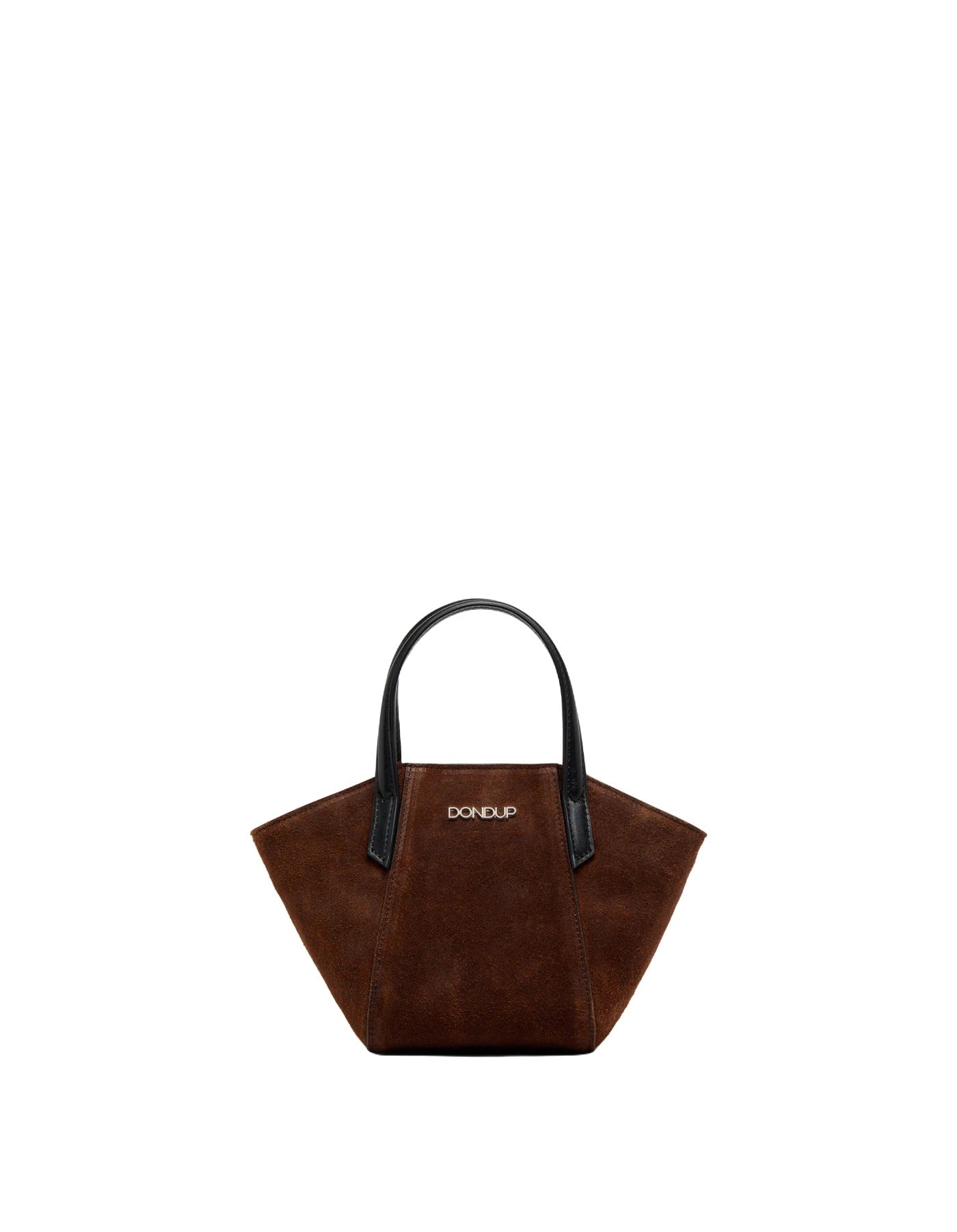 Compact Brown Suede Mini Bag