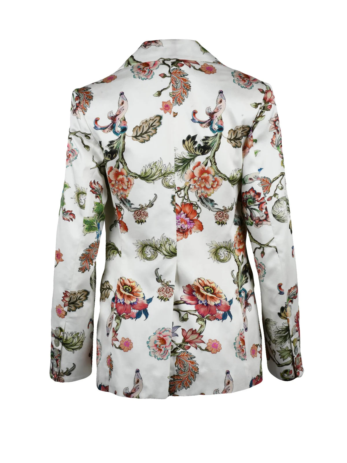 Multicolor Viscose Satin Jacket