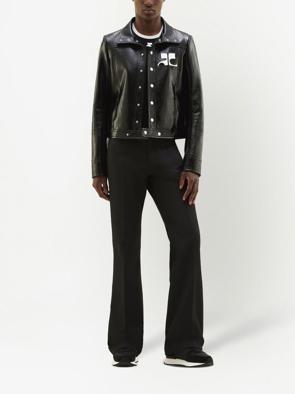 Cropped Jacket with Structured Silhouette