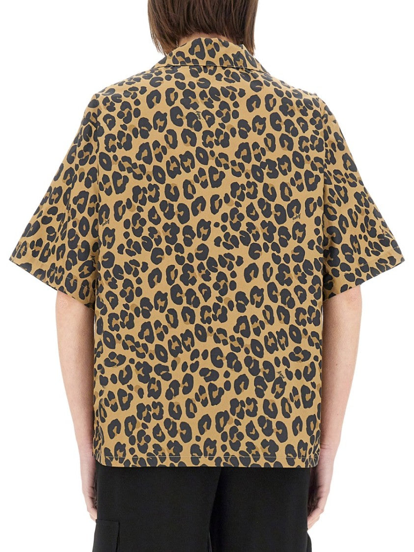 Animal Print Short Sleeve Top