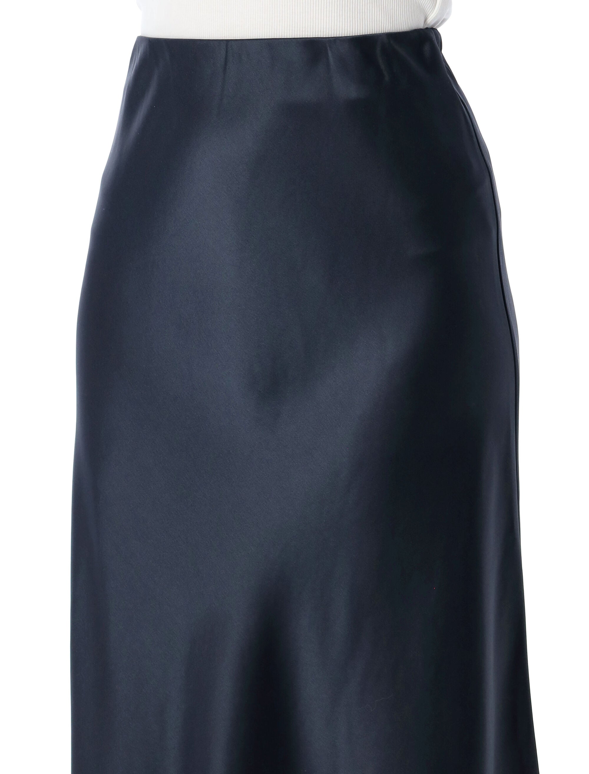 Satin Midi Skirt