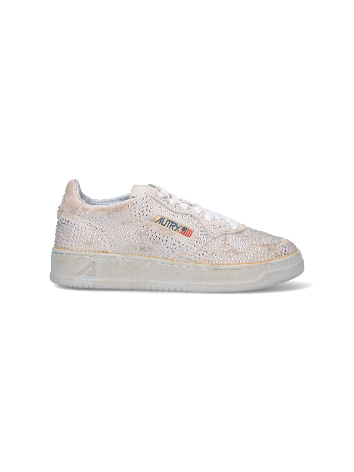 Low-Top Sneakers With Round Toe