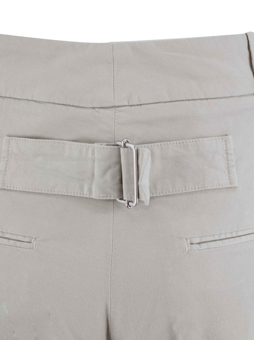 Straight-Leg Trousers With Mid-Rise Waist