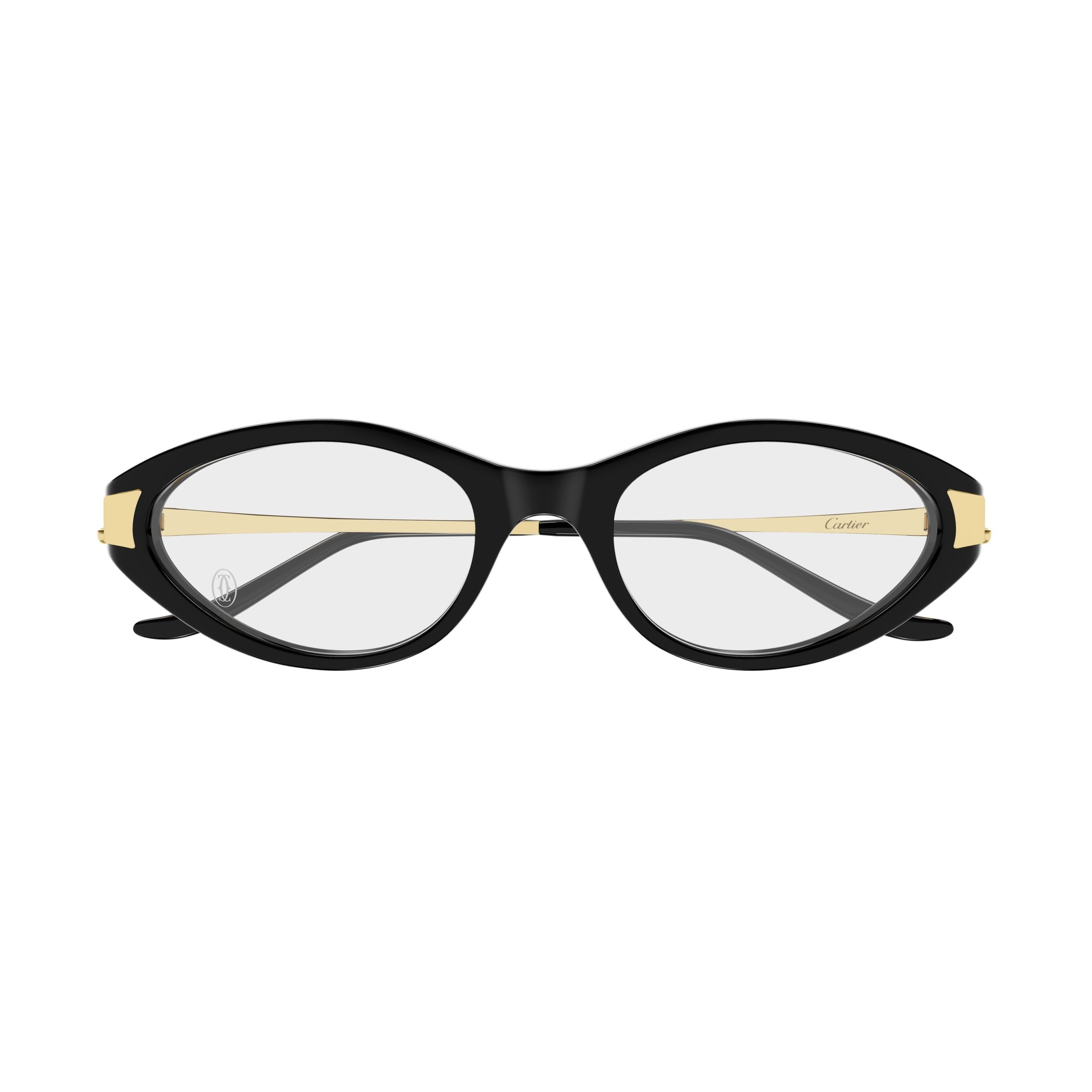 Ct0633o Glossy Black Oval Eyeglasses