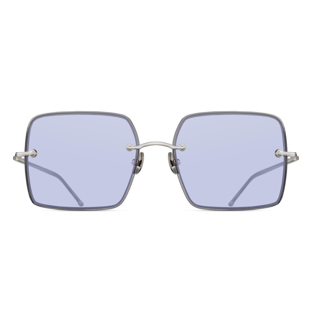 M5005.Sg Ultra-Thin Metal Frame Sunglasses with Rectangular Lenses