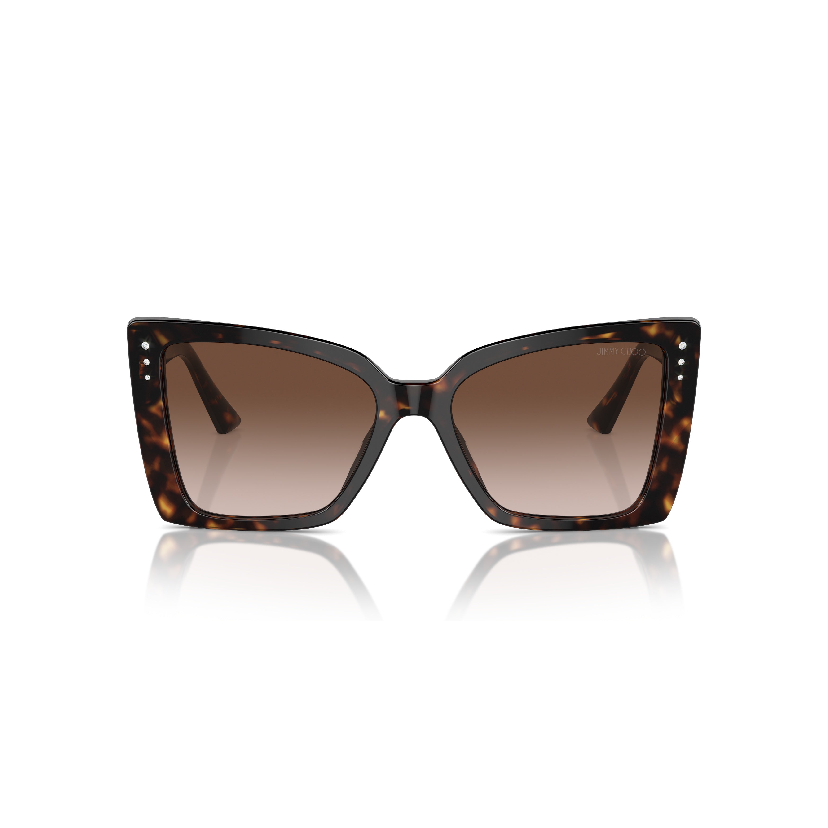0jc5001b Oversized Tortoiseshell Square Sunglasses