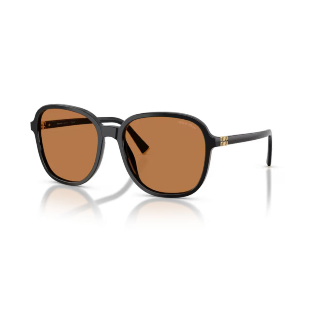 0mu B01s Oversized Square Black Acetate Sunglasses