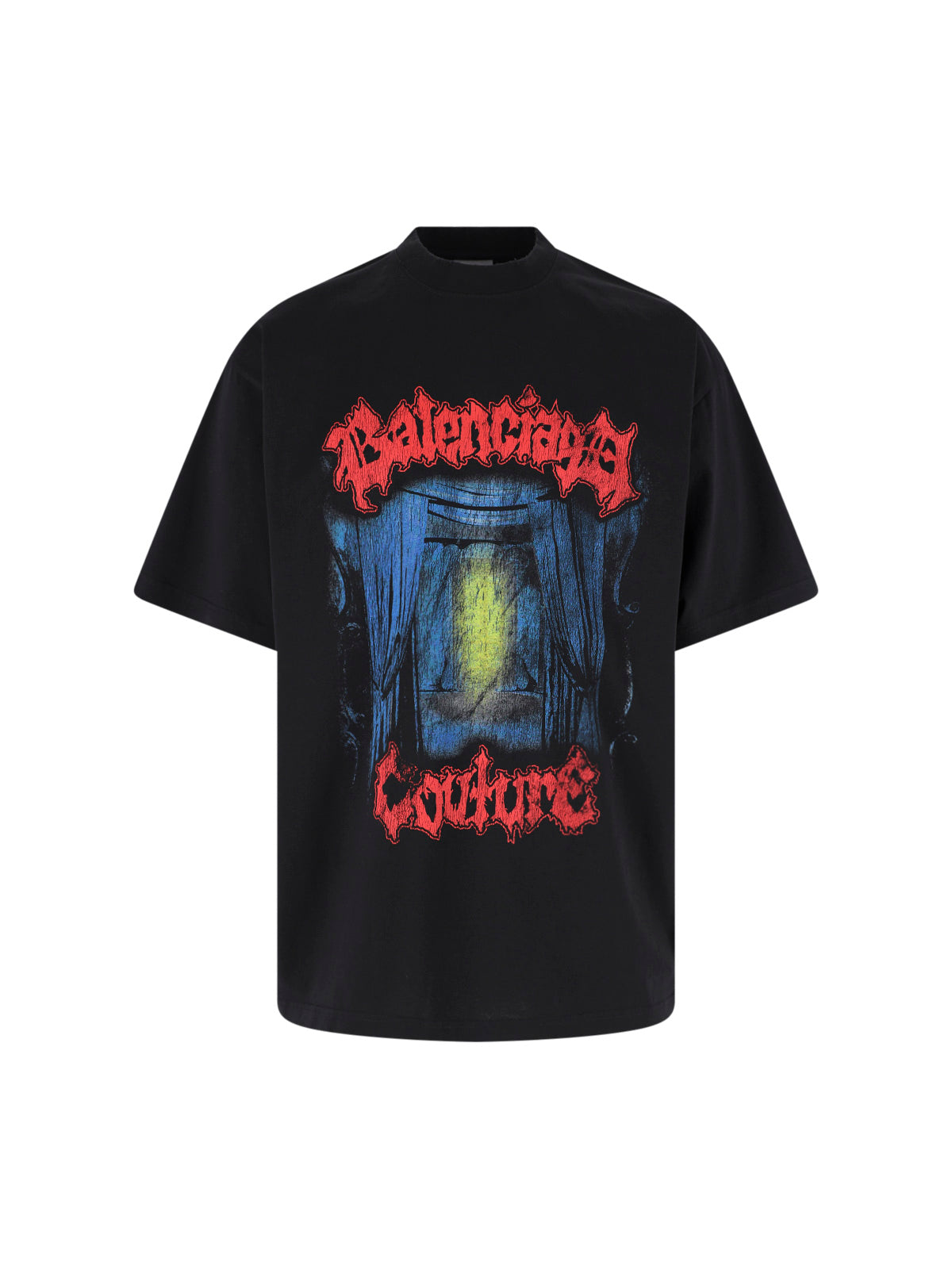 Black Salon De Couture Cotton T-shirt