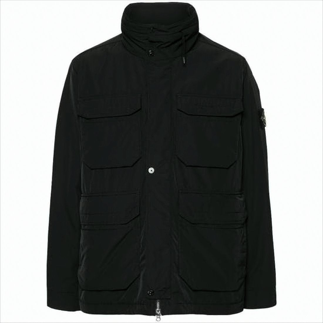 Padded Jacket with High Collar