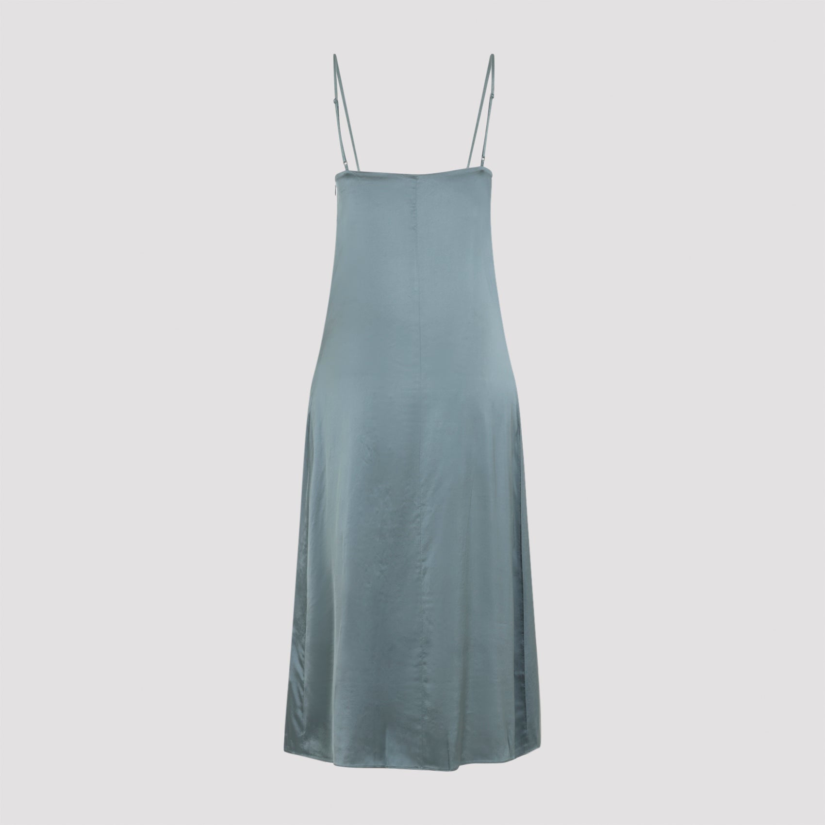 Midi Dress with Satin Finish