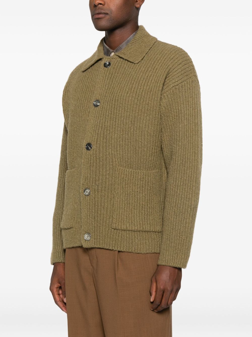 Ribbed Knit Cardigan