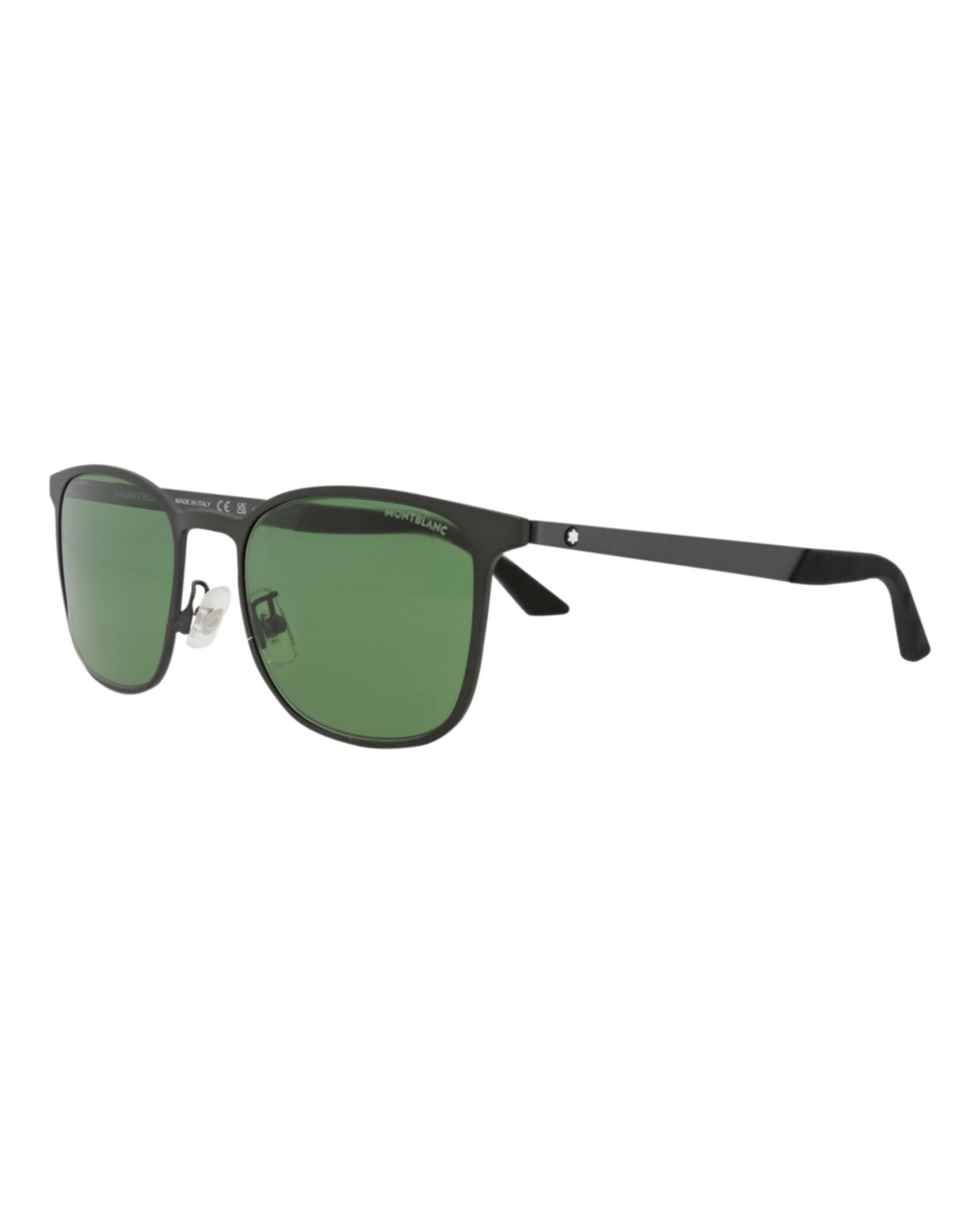 Square-Frame Metal Sunglasses