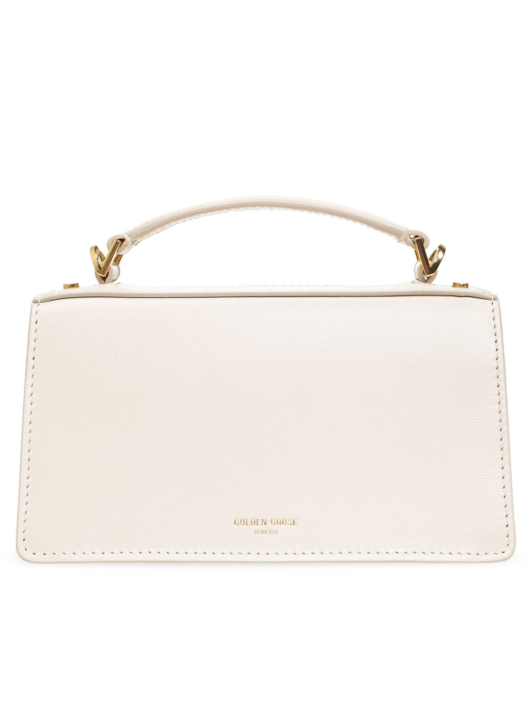 Venezia Small Structured Gold Clasp Handbag
