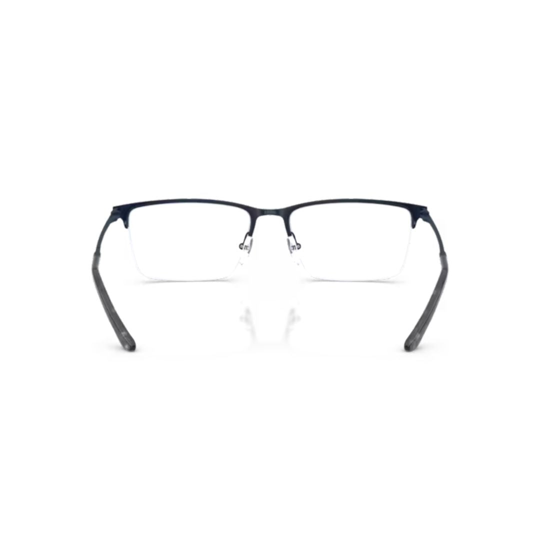 0ea1171 Rectangular Metal Frame Eyeglasses with Adjustable Nose Pads