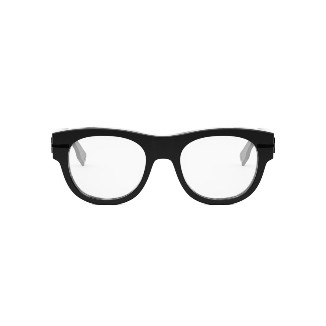 Fe50078i Bold Rectangular Acetate Sunglasses