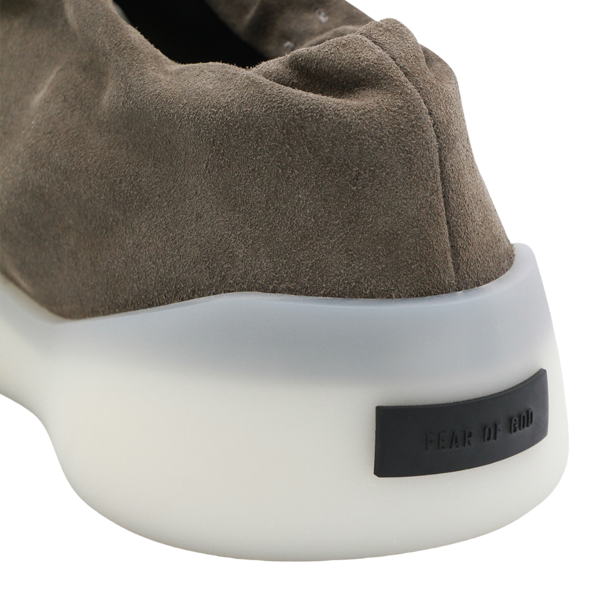 Suede-Like Sneakers with Elasticized Collar