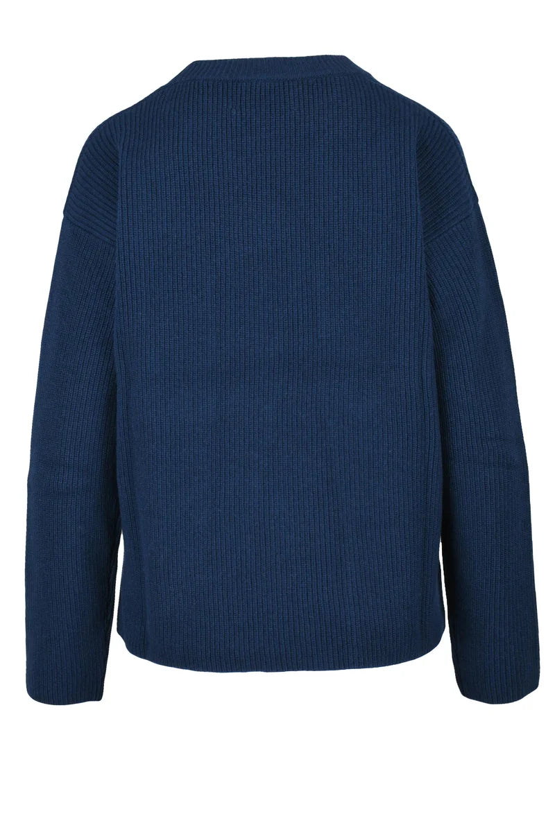 Ribbed Sweater - Blue