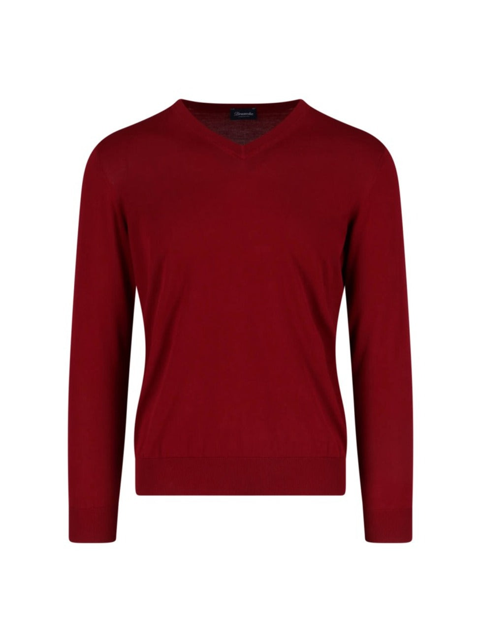 V-Neck Sweater – Red
