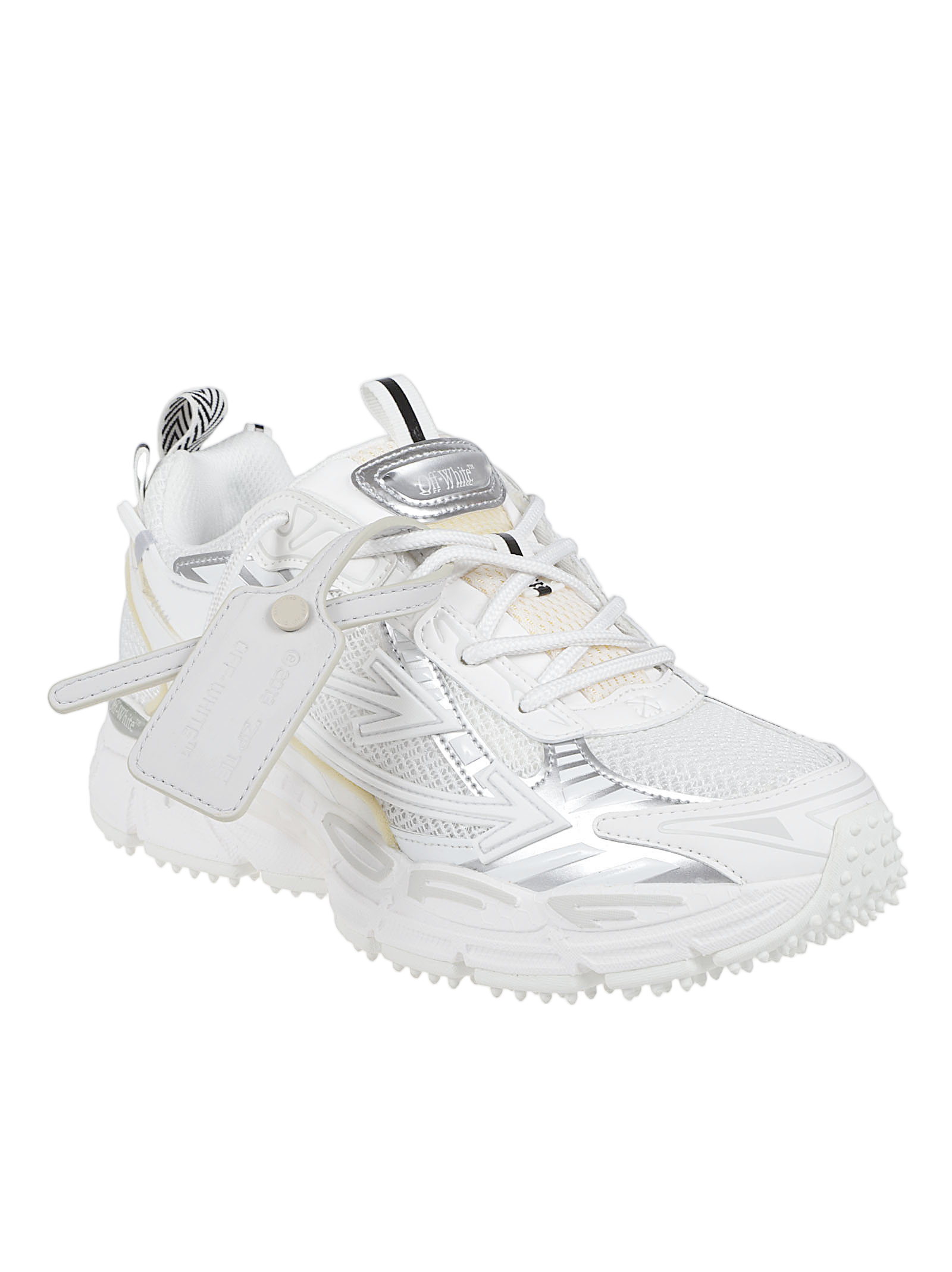 Futuristic Chunky Sole Sneakers with Reflective Accents