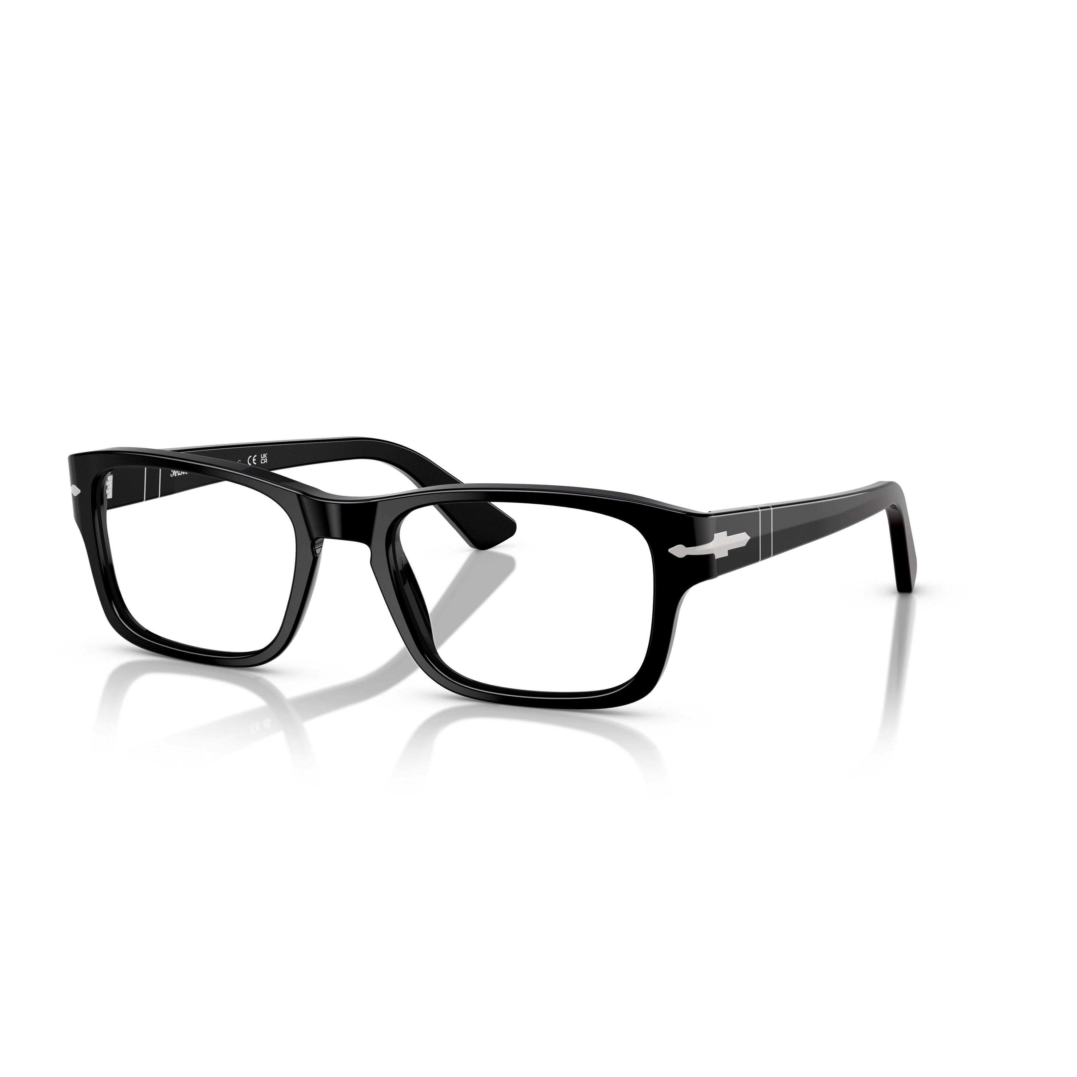Silver Rectangular Acetate Arrow Detail Eyeglasses