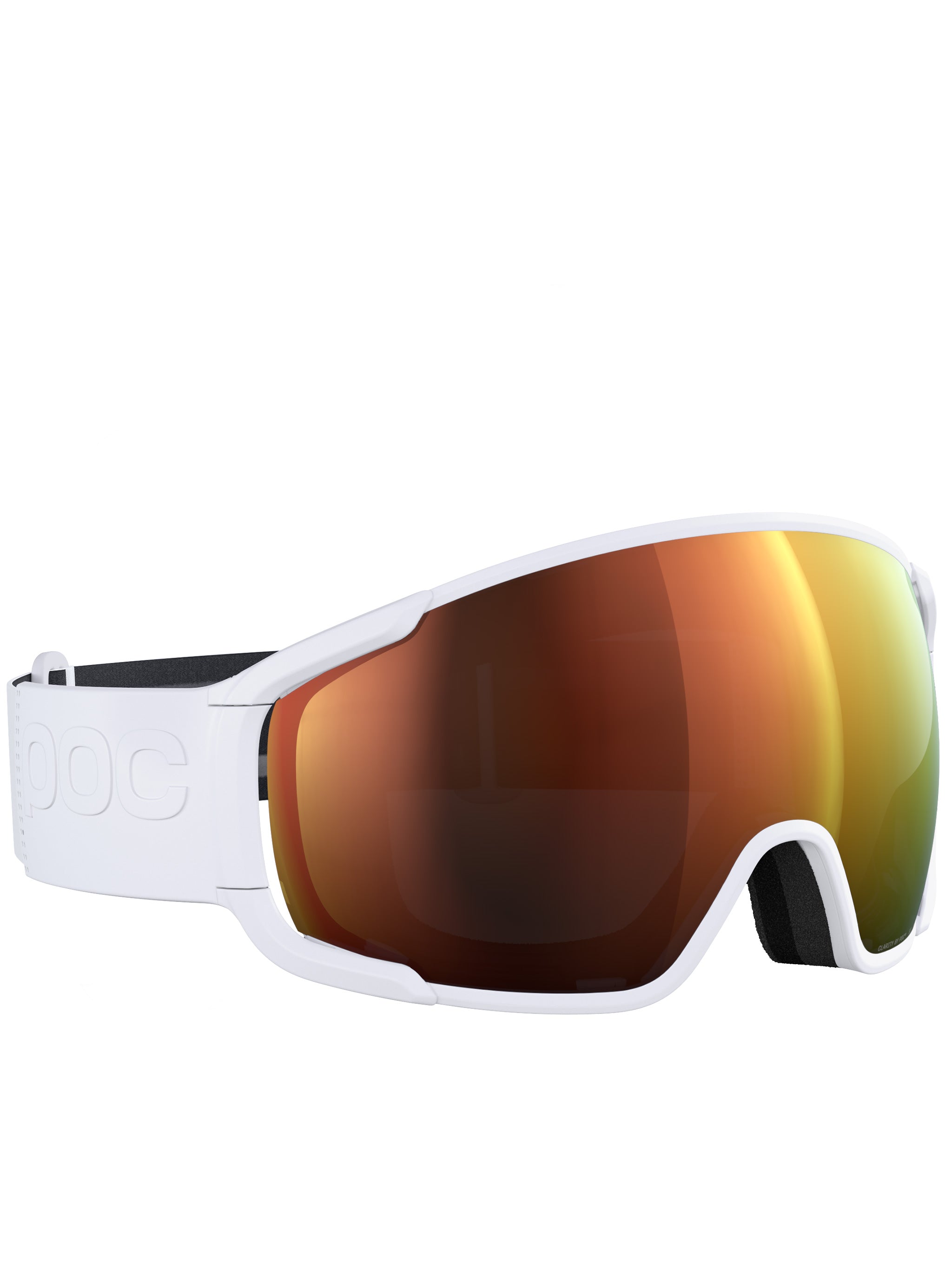 White Zonula Reflective Gradient Ski Goggle