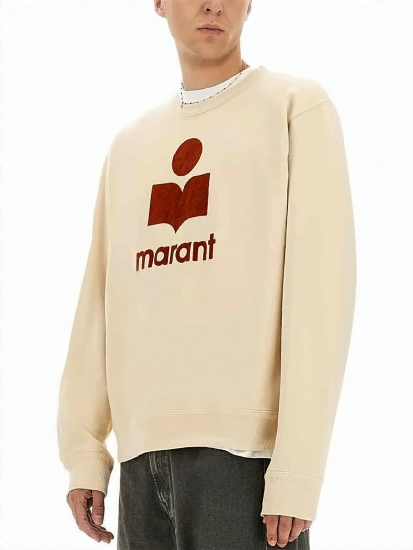 Relaxed-Fit Long-Sleeve Sweatshirt with Graphic Logo
