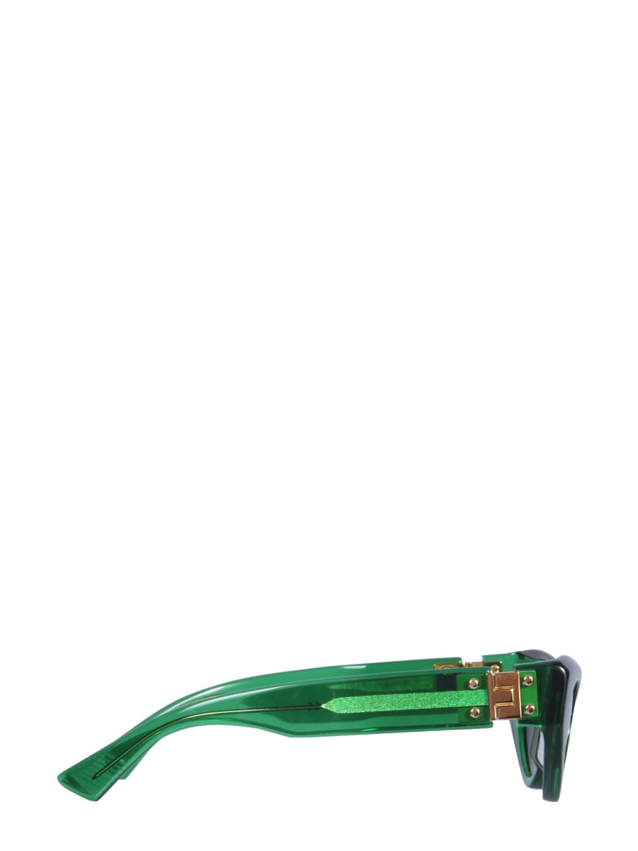 Cat-Eye Sunglasses with Bold Acetate Frame