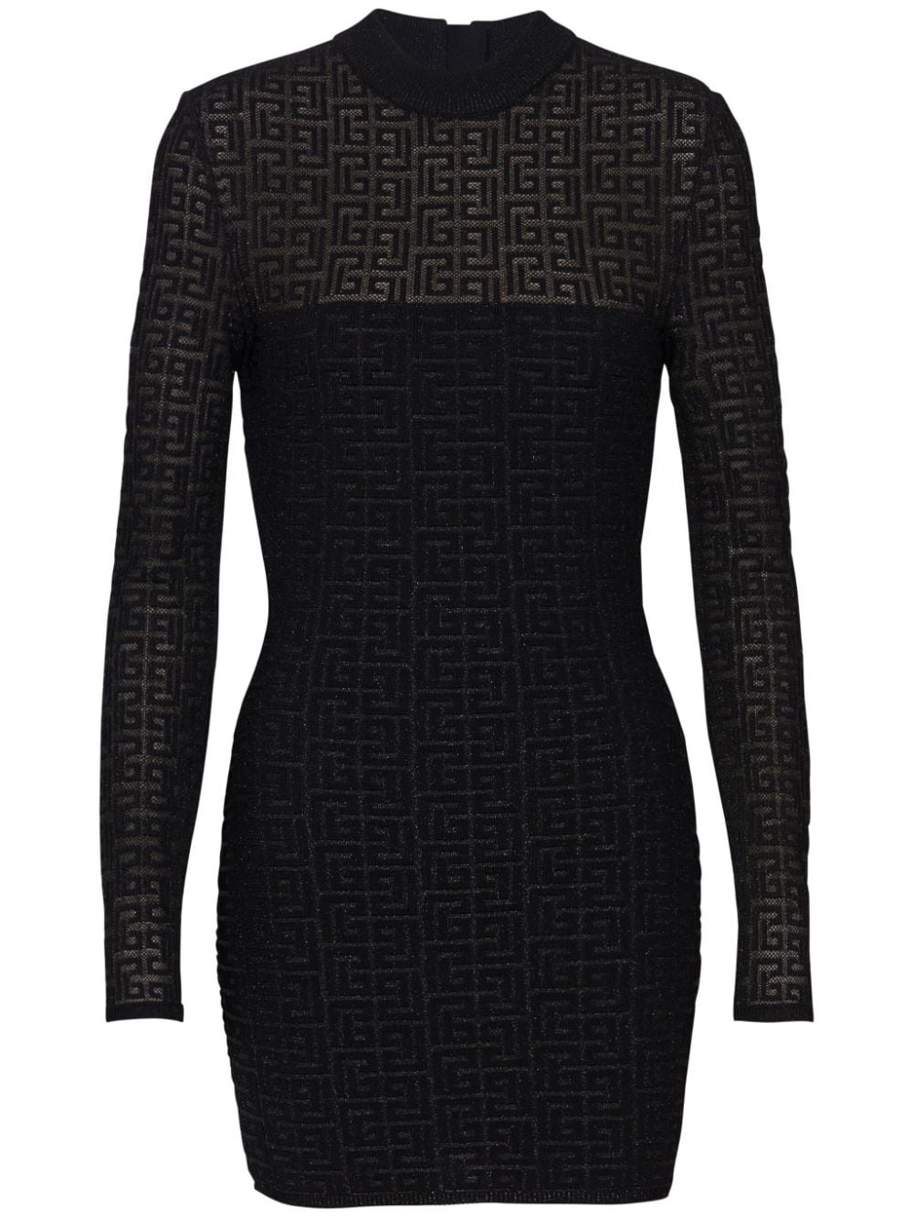 Thigh-Length Black Dress