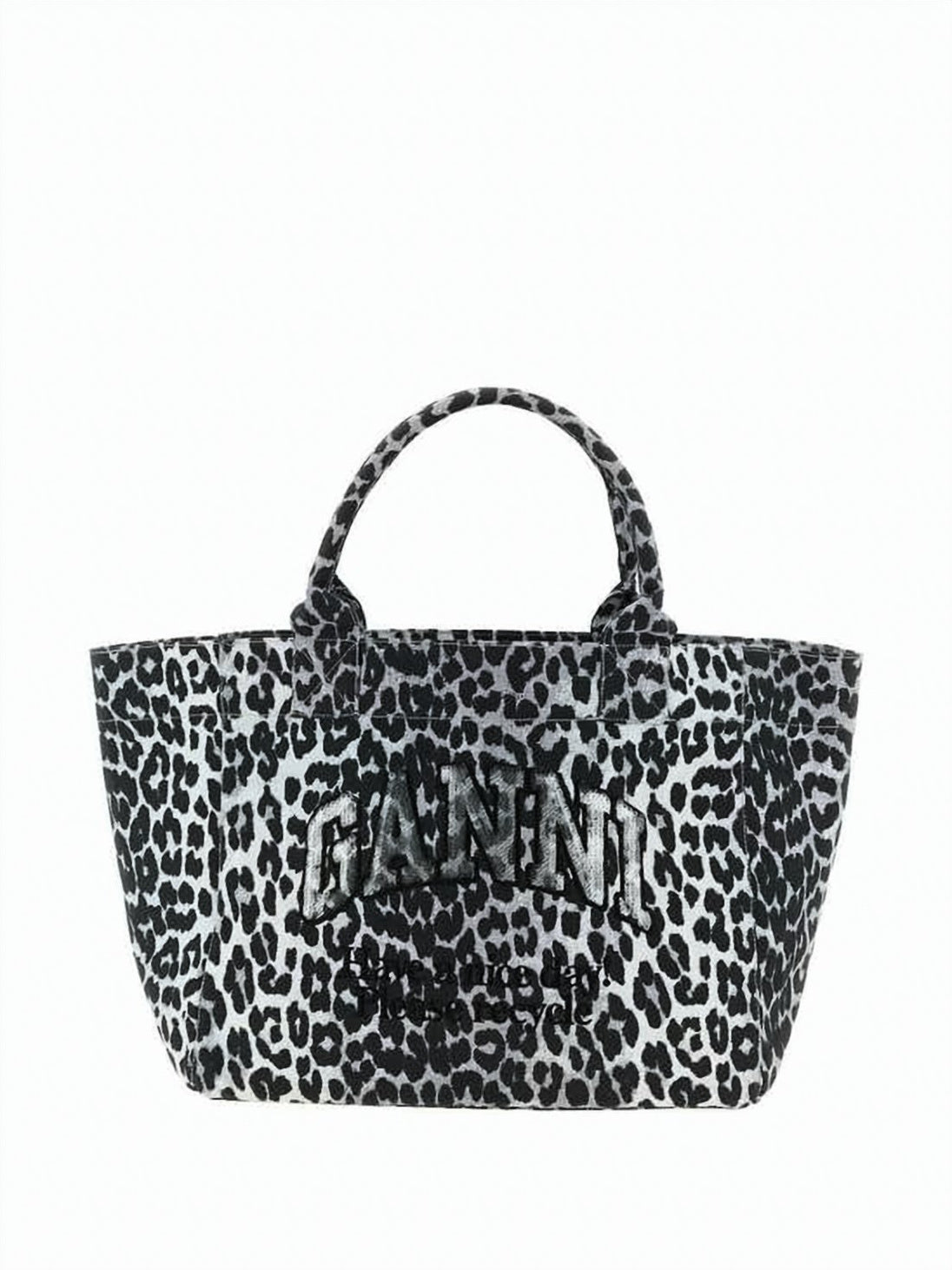 Leopard Print Medium Tote Bag