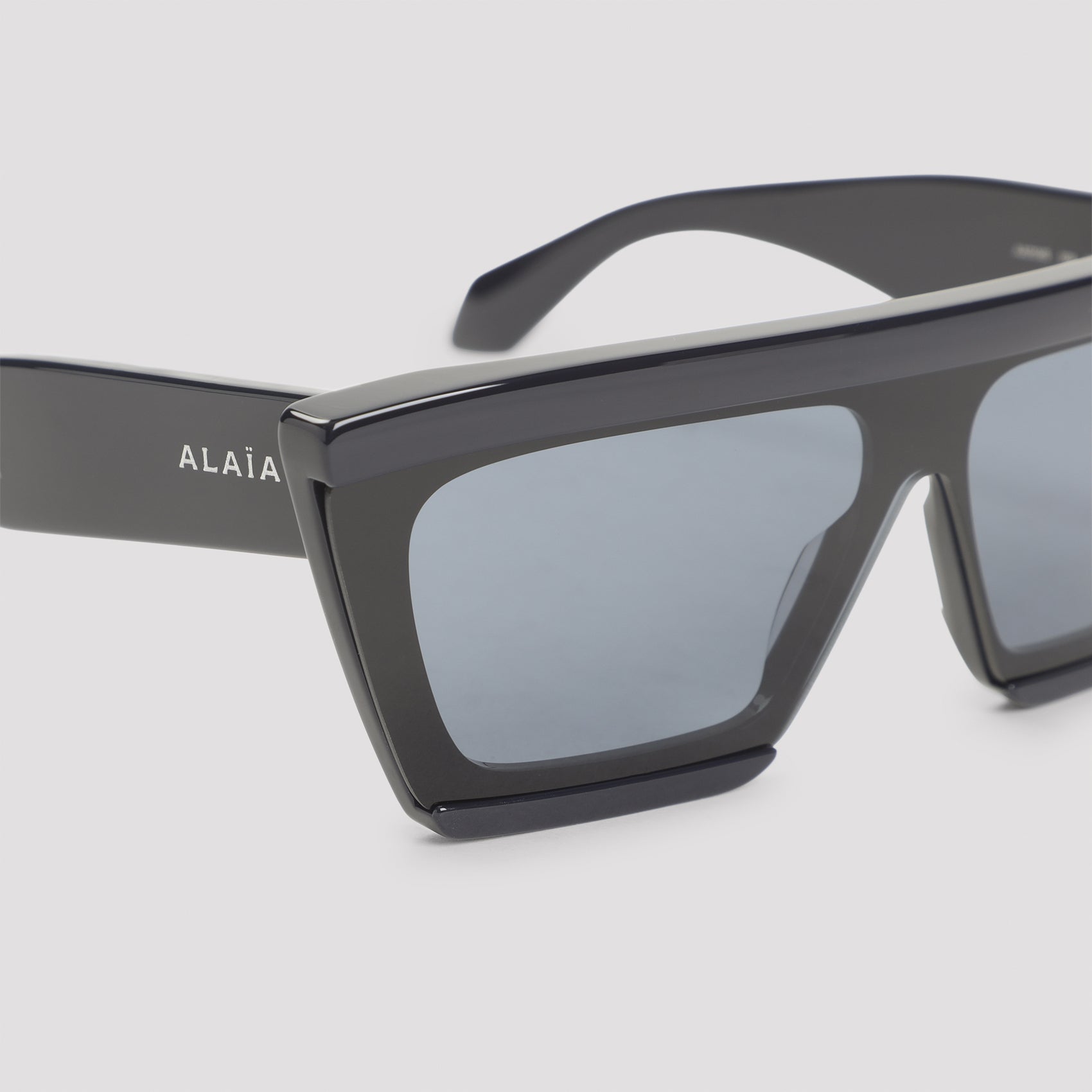 Bold Angular Rectangular Acetate Sunglasses