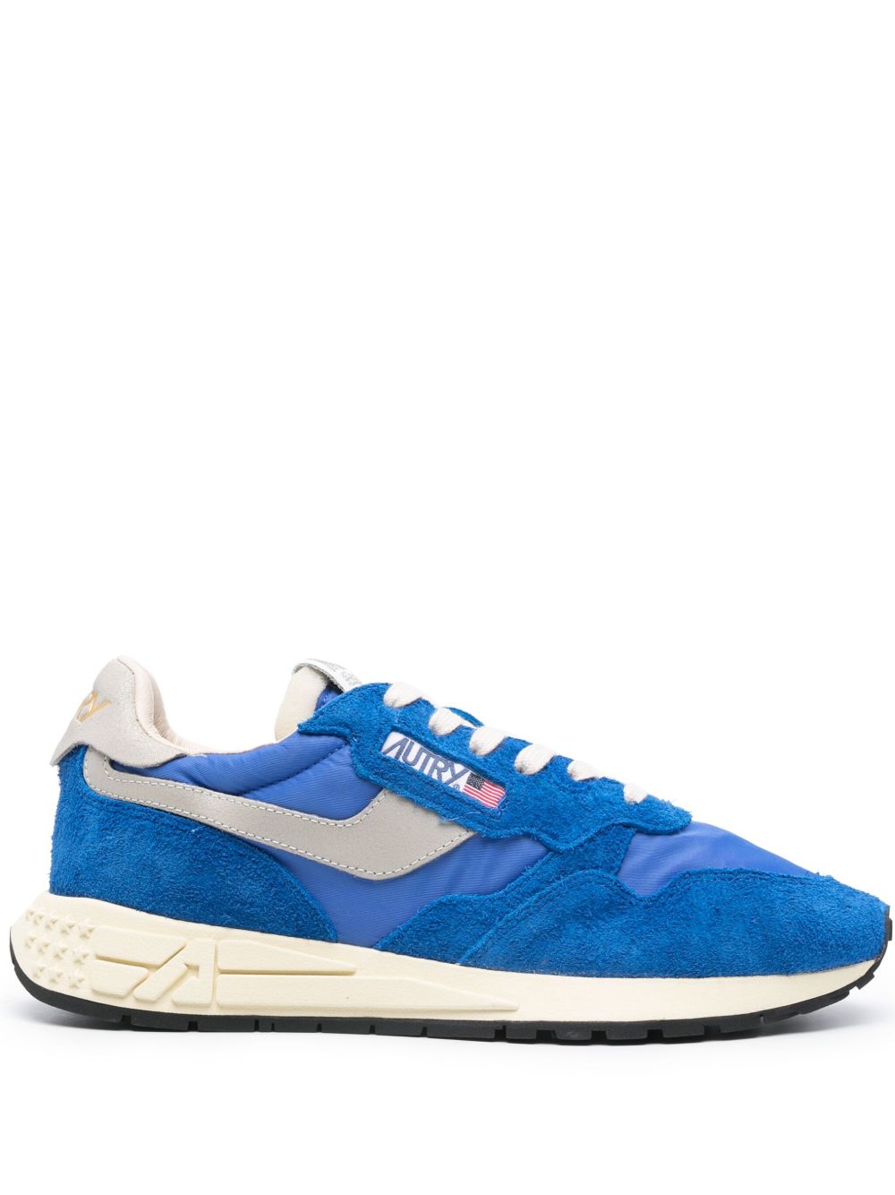 Panelled Suede Sneakers with Contrasting Details
