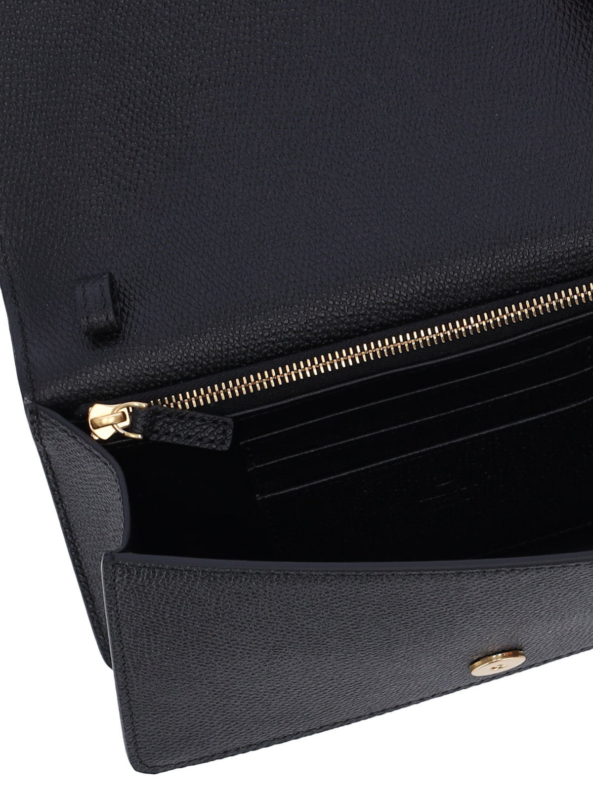 "Vlogo Signature" Mini Shoulder Bag Black