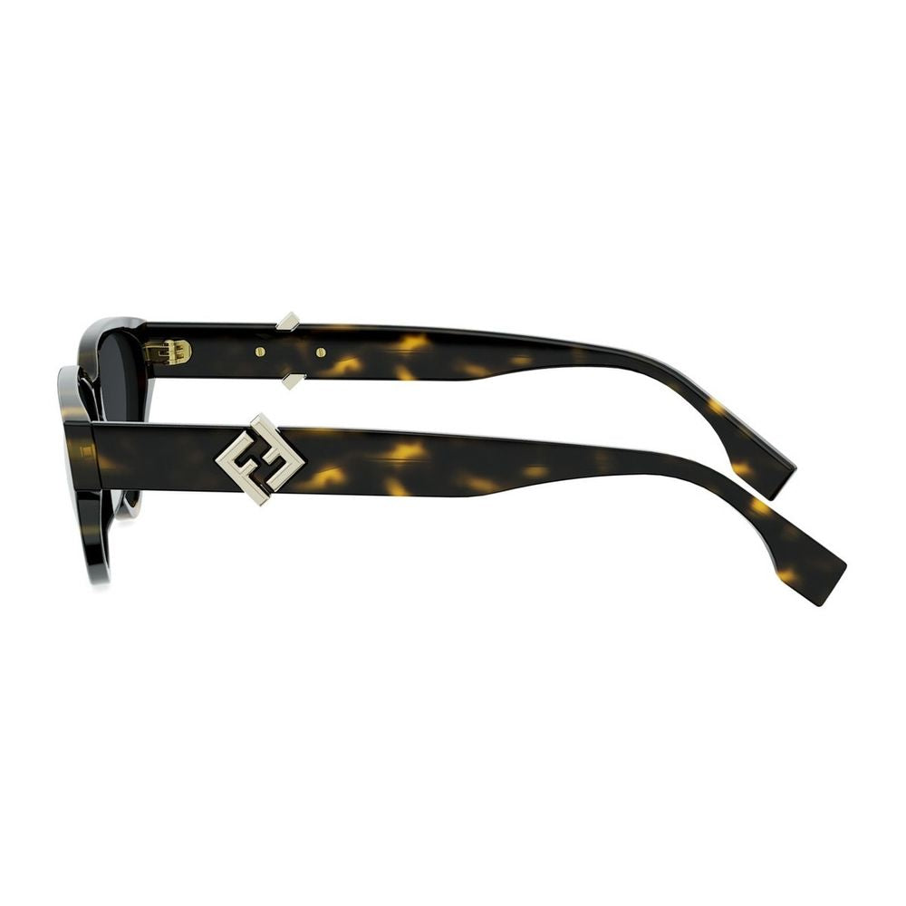 Ff Diamonds Triangular Cat-Eye Acetate Sunglasses